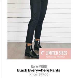 Zyia Black Everywhere Pants.